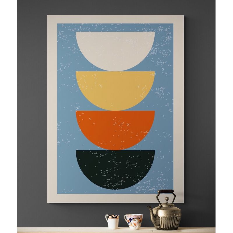 TAYRONA STORE - Cuadro En Lienzo Para Comedor Diseño Minimalista 241 50x70cm