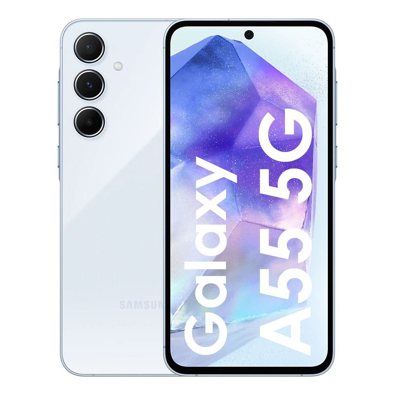 SAMSUNG - Celular Samsung Galaxy A55 5G 256GB 8GB RAM Azul Cielo