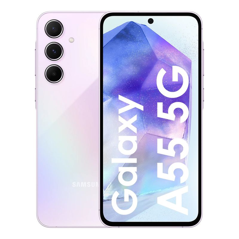 SAMSUNG - Celular Samsung Galaxy A55 5G 256GB 8GB RAM Lila