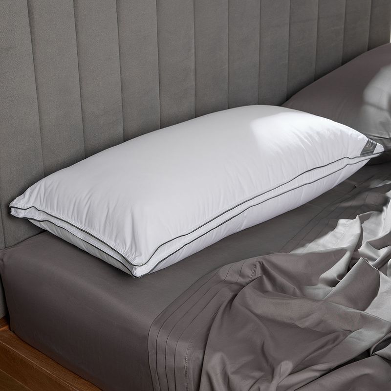 DISTRIHOGAR - Almohada Hotel Experience Soporte Firme Algodón 47 x 87 cm.