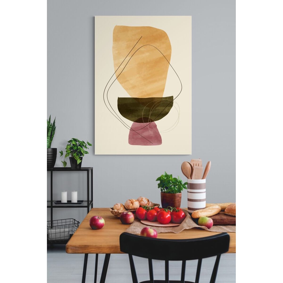 TAYRONA STORE - Cuadro En Lienzo Para Comedor Diseño Minimalista 278 70x100cm