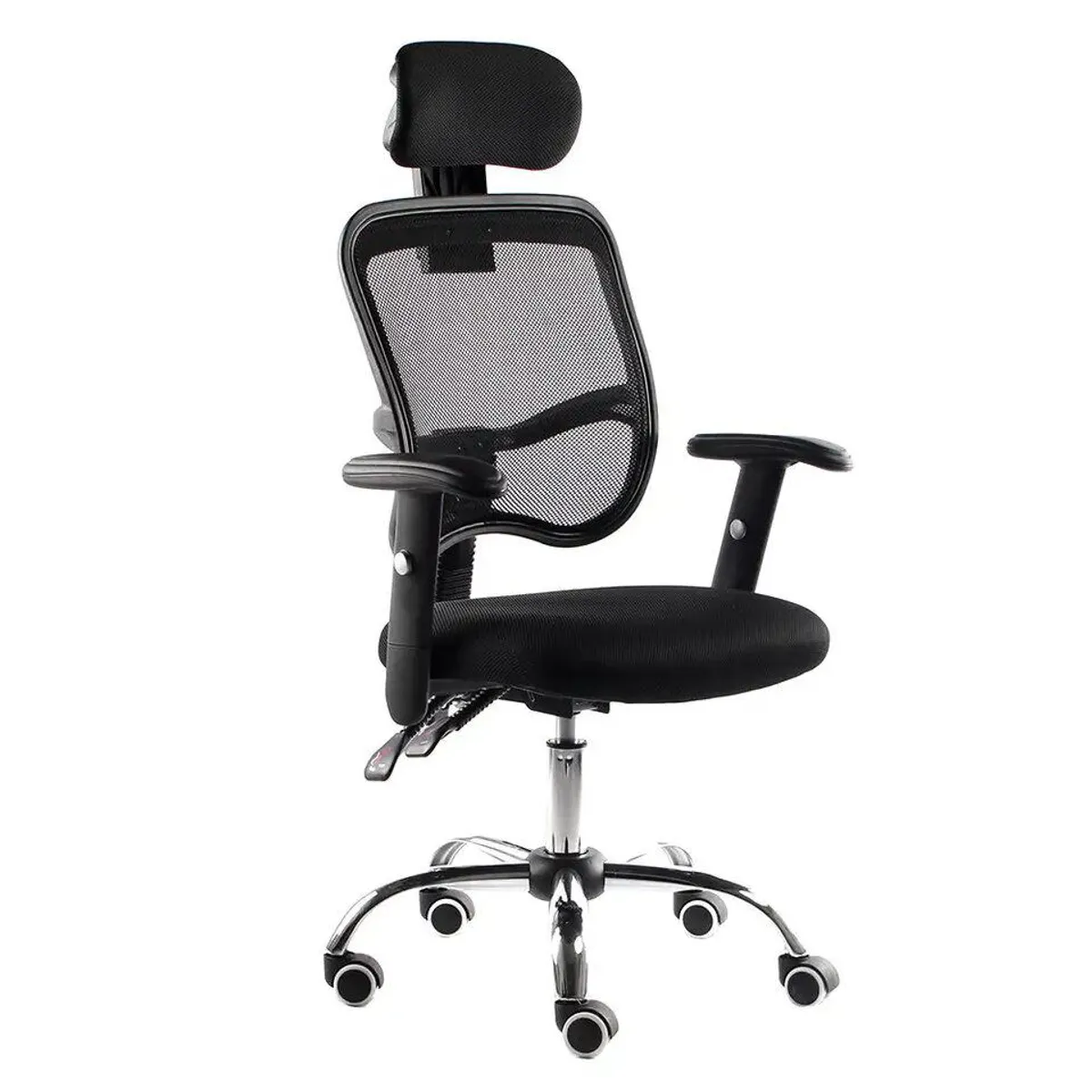 GENERICO - SILLA ERGONOMICA REDENTOR BRAZOS GRADUABLES RECLINABLE MALLA NEGRA