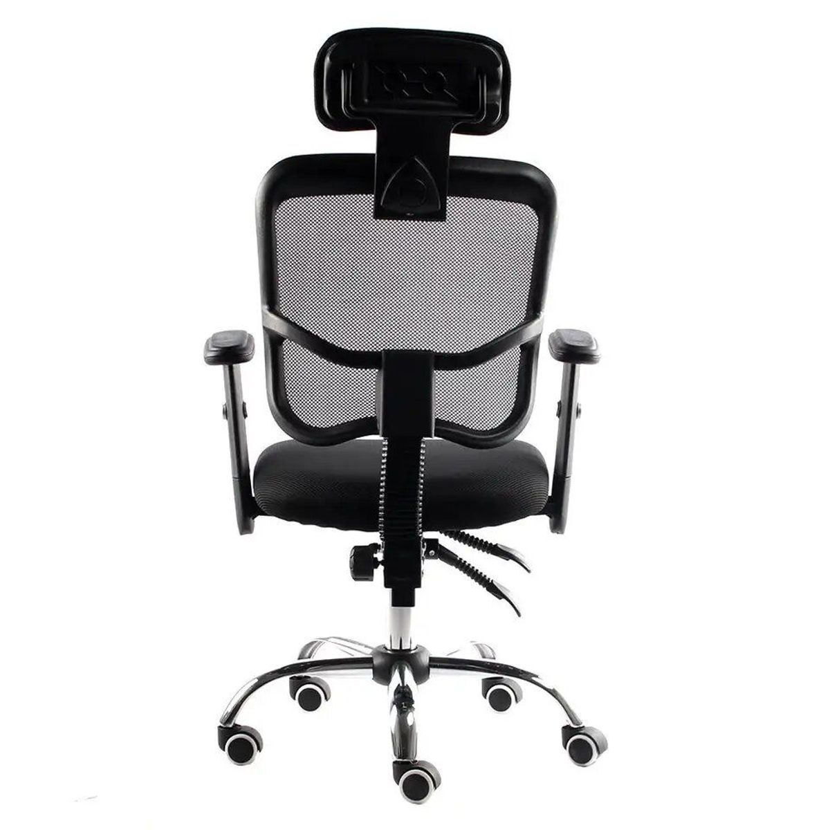 GENERICO - SILLA ERGONOMICA REDENTOR BRAZOS GRADUABLES RECLINABLE MALLA NEGRA
