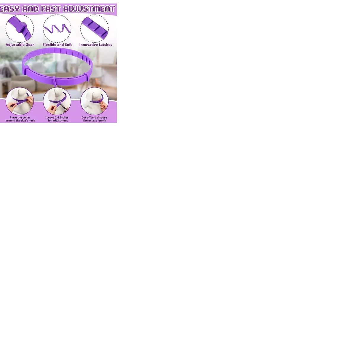 GENERICO - Collar Perro Relajante Feromonas Anti Estrés Calma Mascotas