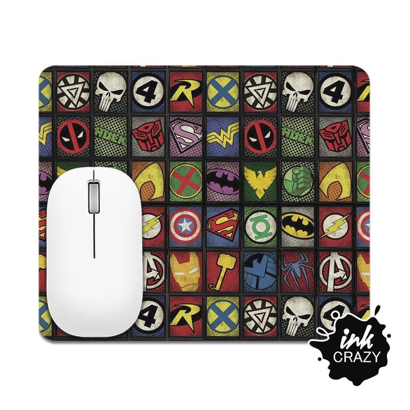 GENERICO - Mouse Pad Superheroes Comic
