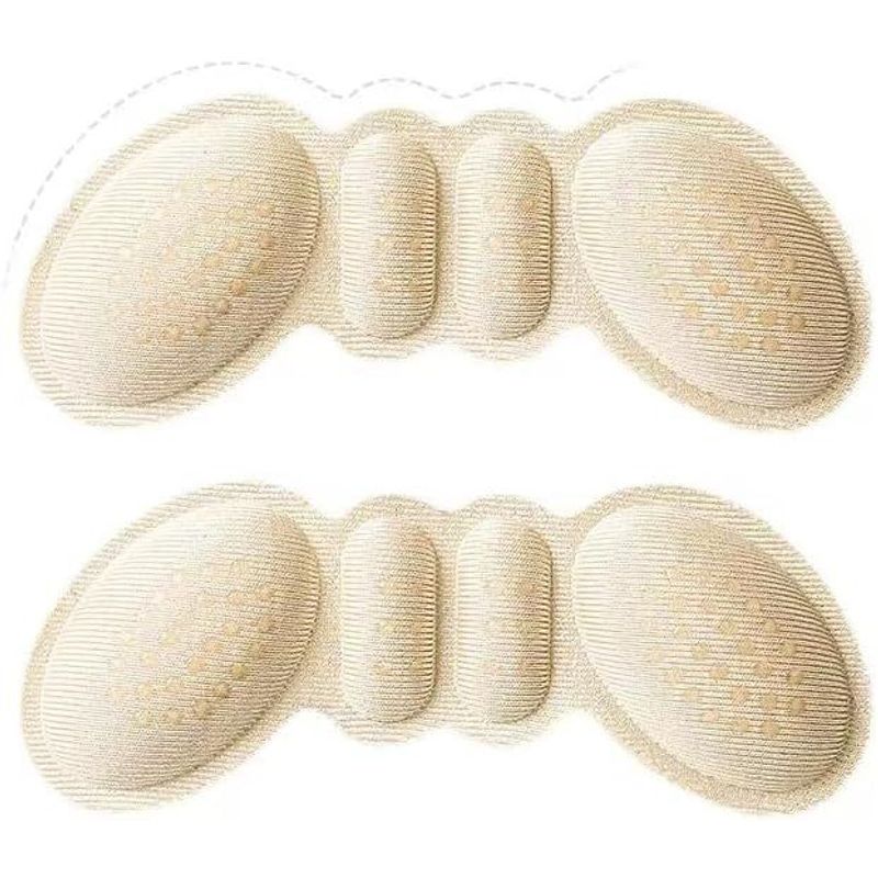 GENERICO - Almohadillas Protectoras de Zapatos Talón Adhesiva Beige