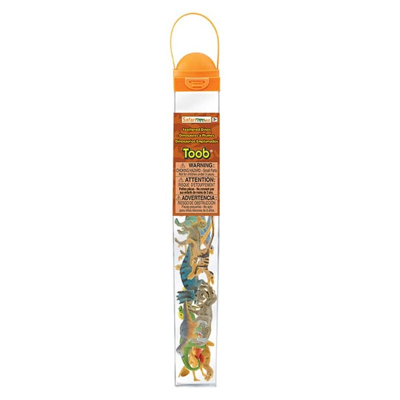 SAFARI - Tubo Coleccionable Dinosaurios Emplumados Safari