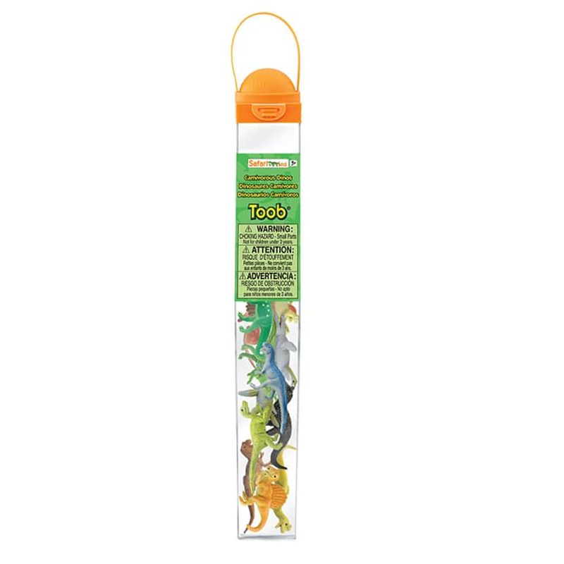 SAFARI - Tubo Coleccionable Dinosaurios Carnivoros Safari