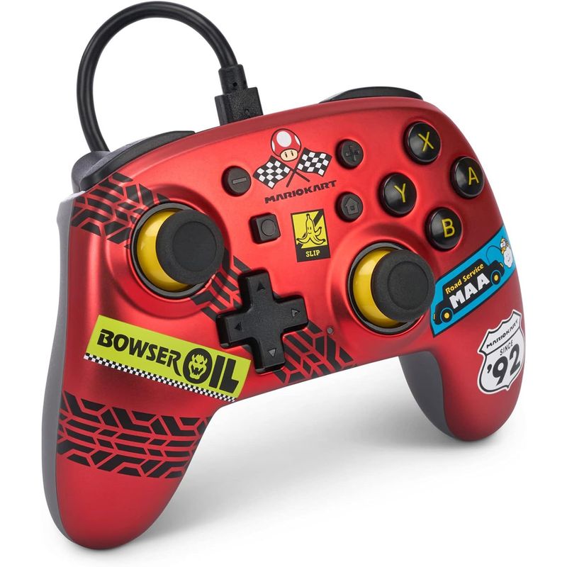 POWER - Control Mando Con Cable PowerA Nano Para Nintendo Switch Mario Kart
