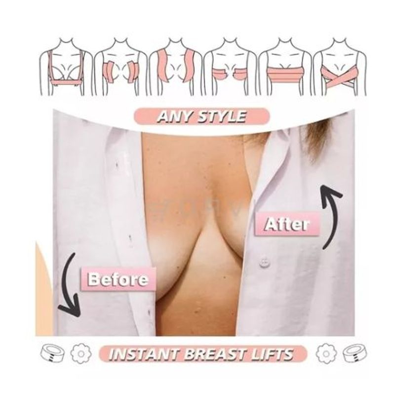 AFM - Cinta Levanta Busto Seno Adhesiva Invisible Push Up_.