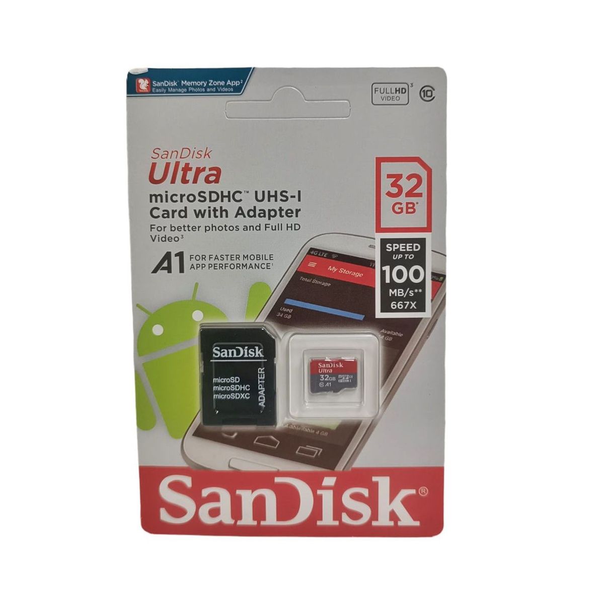SANDISK - Tarjeta de Memoria Sandisk Micro Sd 32GB Clase 10