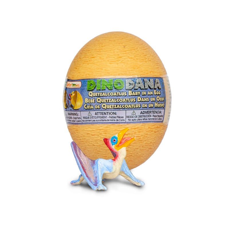 SAFARI - Figura Coleccionable Dino Dana Huevo De Quetzalcoatlus Bebe