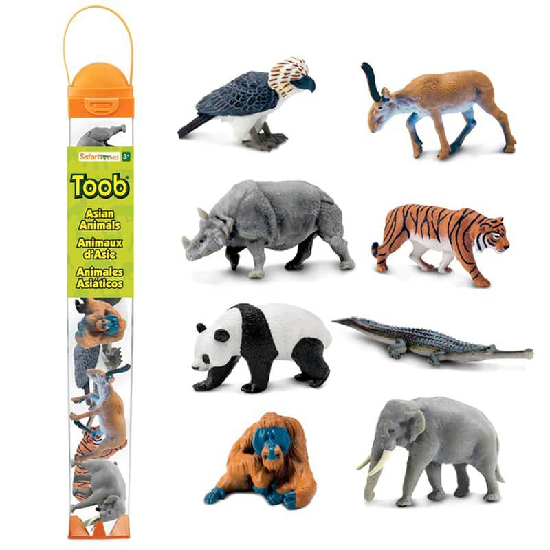 SAFARI - Tubo Coleccionable Animales Asiaticos Safari