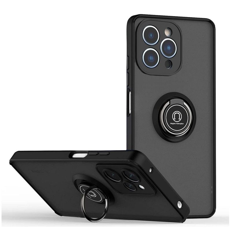 GENERICO - Funda Estuche Anti Golpes Mate Compatible Xiaomi Redmi 12 4G Negro
