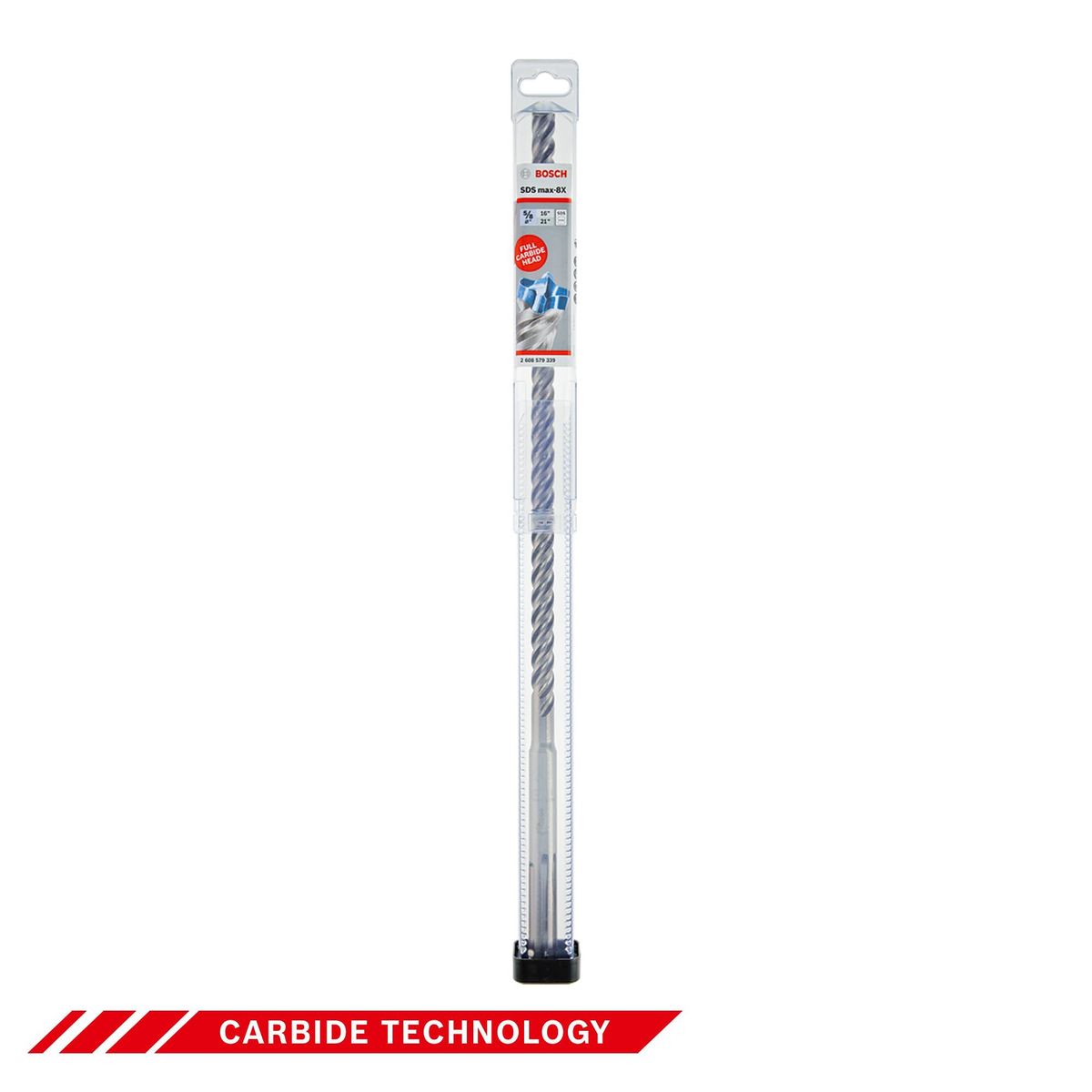 BOSCH - Broca Para Muro Sds Max 8x 5/8 X 16 X21  Uso Industrial