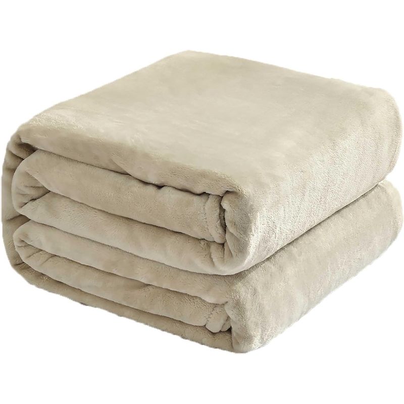 SIRENITAS - Cobija térmica 2.40x2m Cama Doble o 2 plazas Arena Beige
