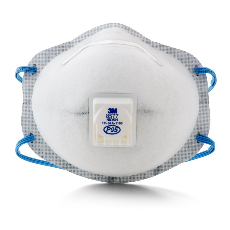 3M - MASCARILLA P95 DESECHABLE VALVUÑA COOLFLOW CARBON