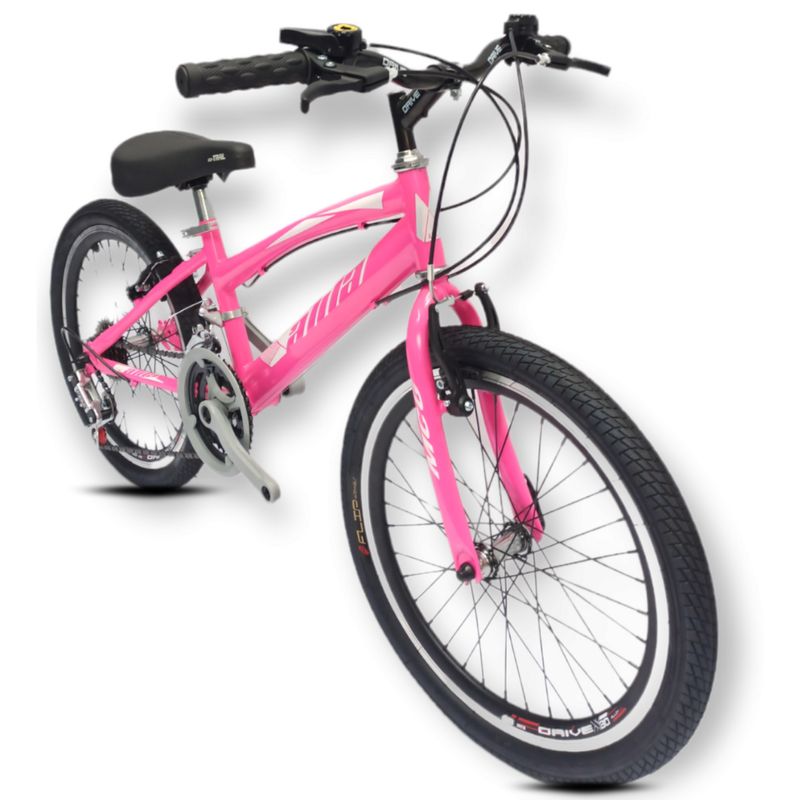 ATILA - Bicicleta Todo Terreno 20 Rines en Aluminio niña 18 cambios