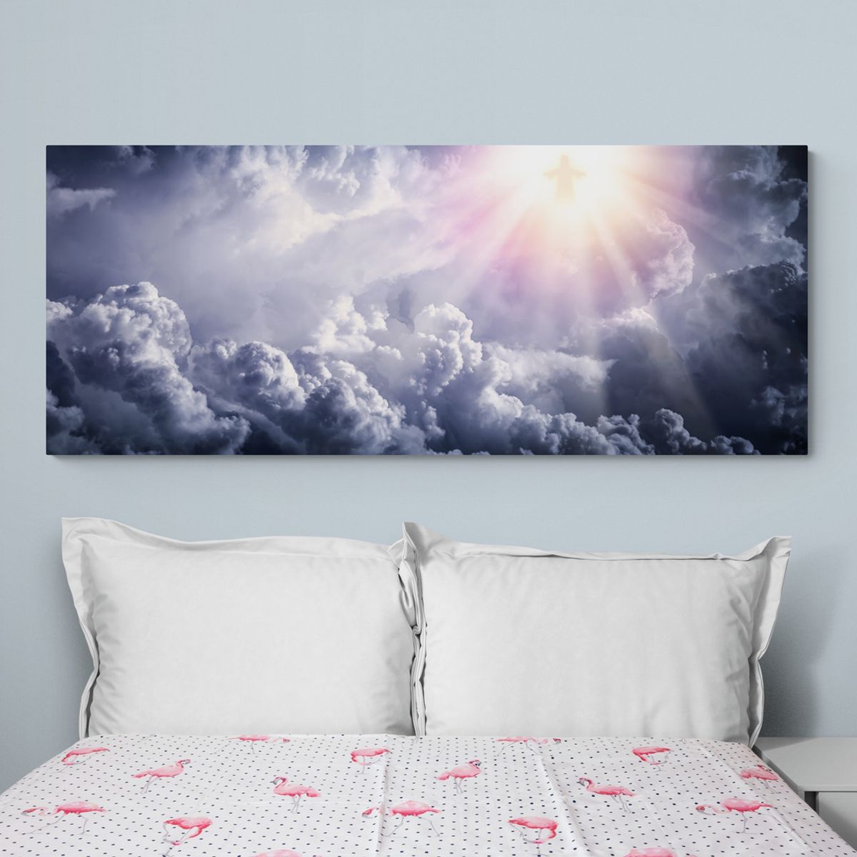 TAYRONA STORE - Cuadro En Lienzo Religioso Jesus Cristo 19 125x50cm