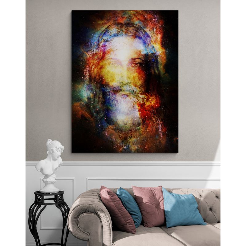 TAYRONA STORE - Cuadro En Lienzo Religioso Jesus Cristo 071 60x80cm