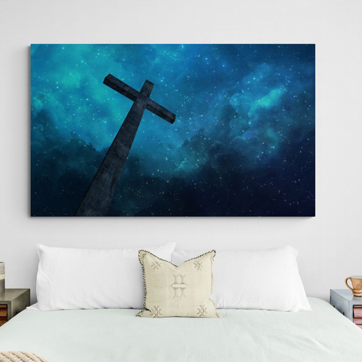 TAYRONA STORE - Cuadro En Lienzo Religioso Jesus Cristo 083 70x50cm