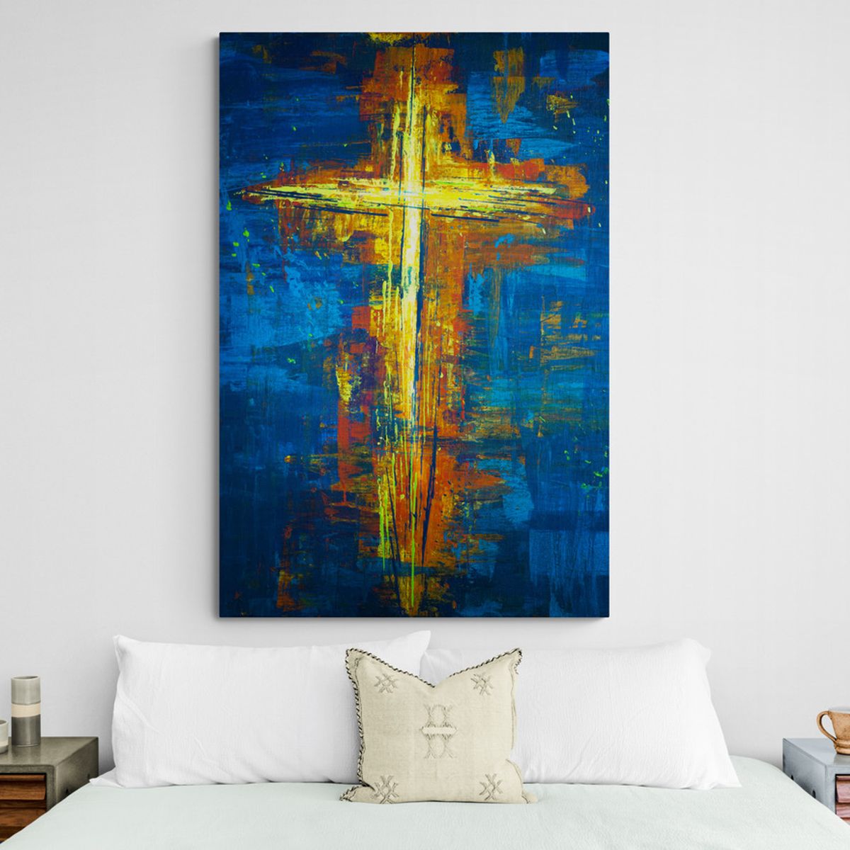 TAYRONA STORE - Cuadro En Lienzo Religioso Jesus Cristo 084 70x100cm