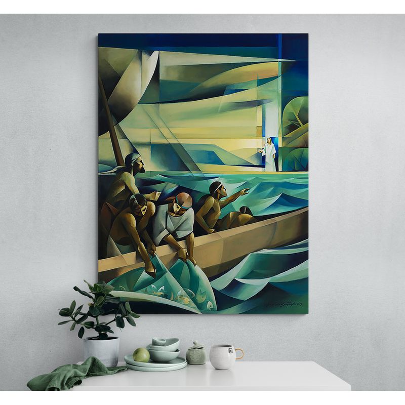 TAYRONA STORE - Cuadro En Lienzo Religioso Jesus Cristo 095 75x100cm