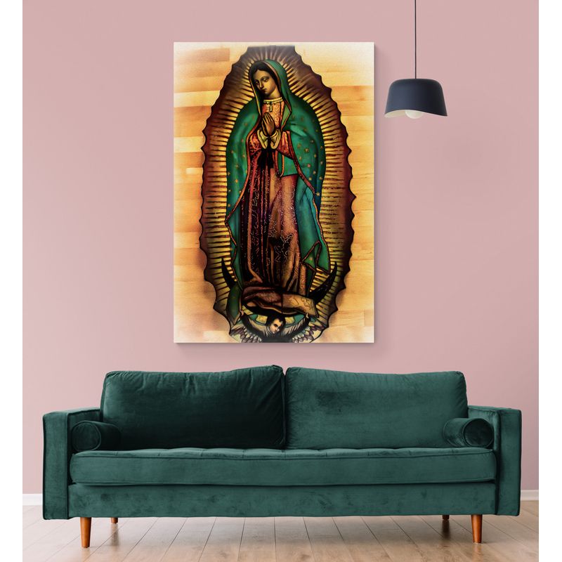 TAYRONA STORE - Cuadro En Lienzo Religioso Virgen De Guadalupe 016 50x70cm