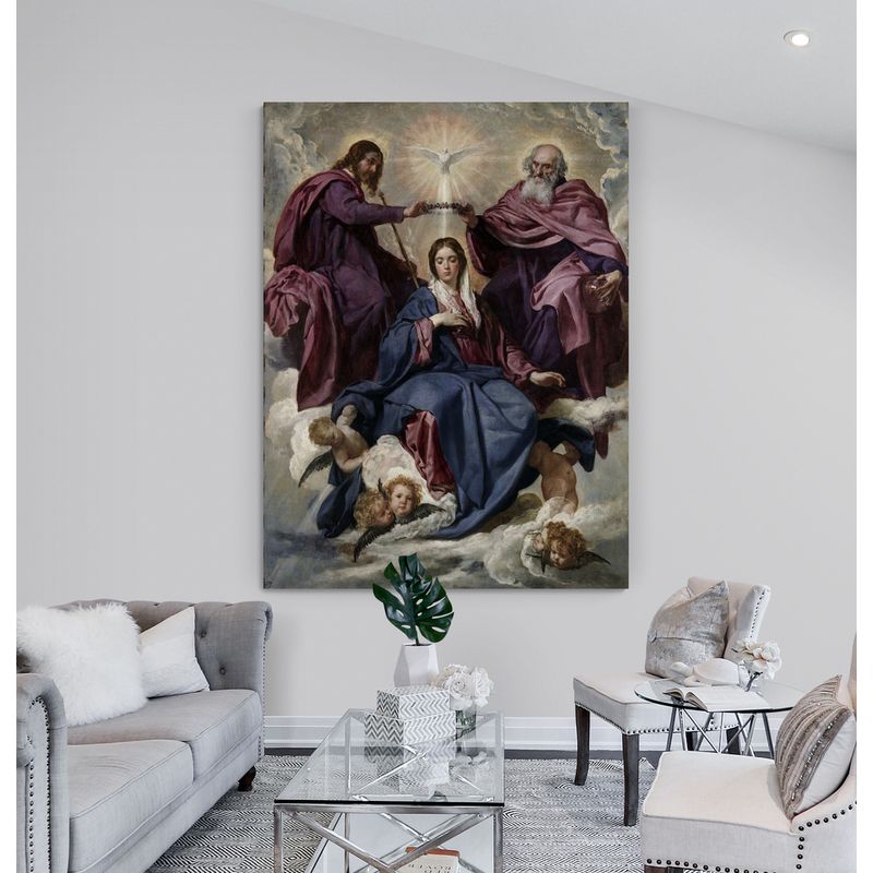 TAYRONA STORE - Cuadro En Lienzo Religioso Virgen Maria 026 75x100cm