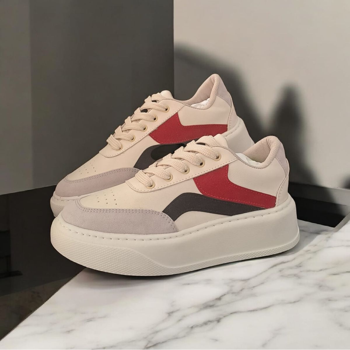 EVEGONZ - Tenis de Mujer Calzado Deportivo Plano Confortable