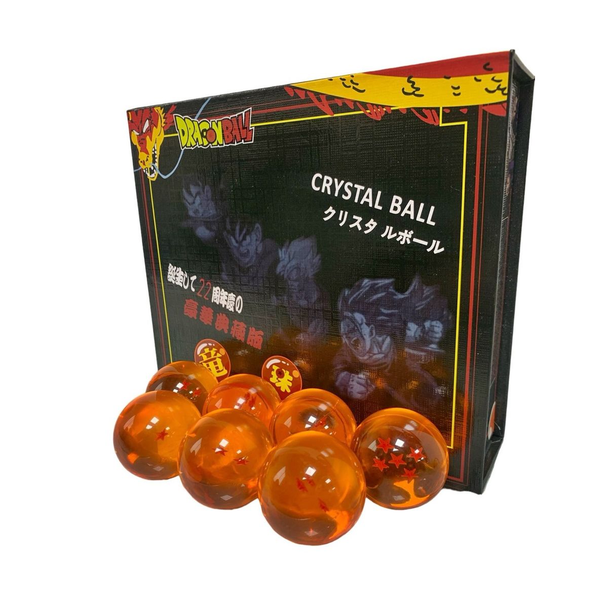 GENERICO - Coleccion Esferas Del Dragon Amarillas En Caja 7 Esferas