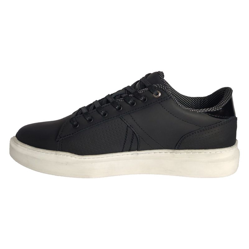 CALZADO CON ALTURA MONSERRATE - Tenis en CUERO para hombre marca Monserrate Ref Mulato color Negro_.