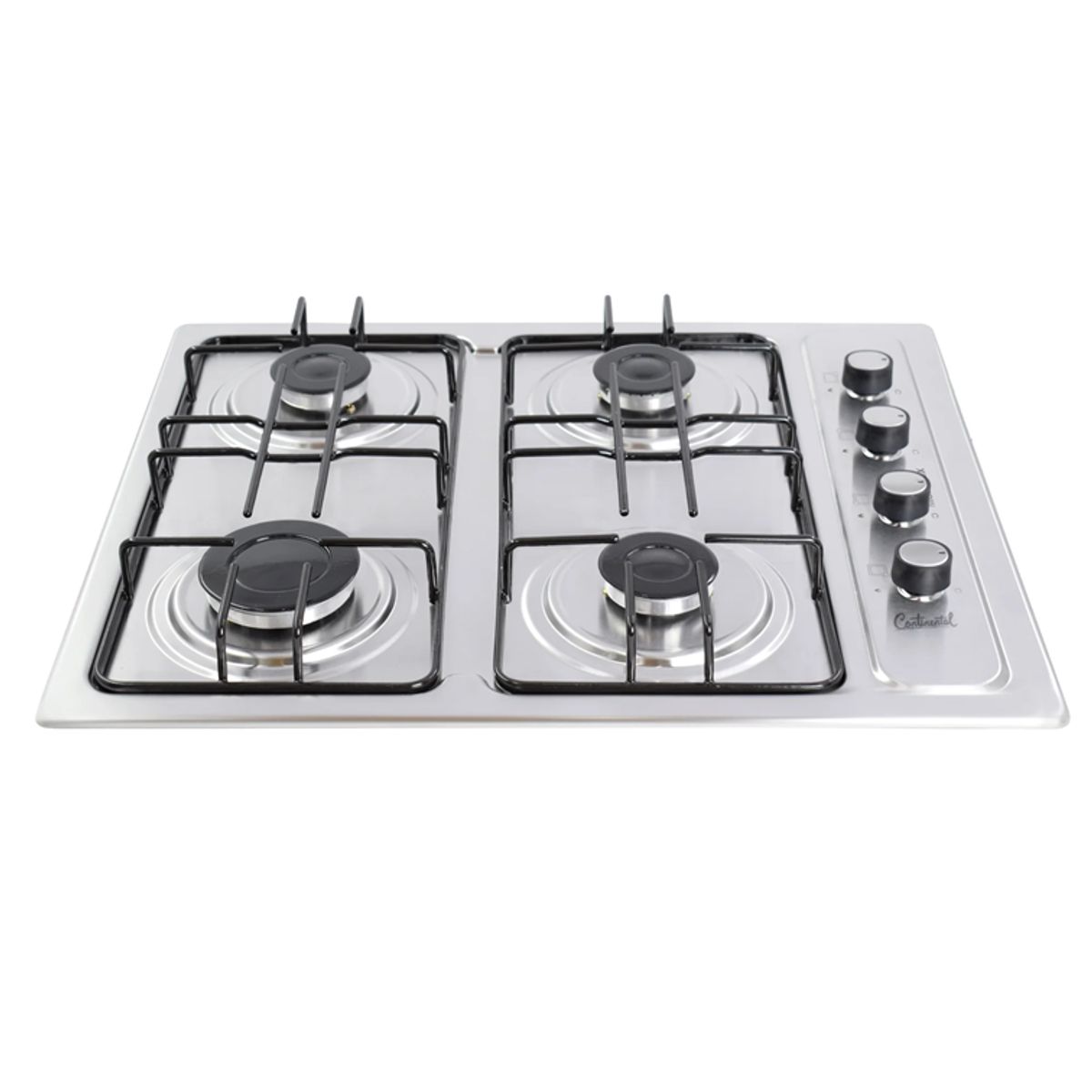 CONTINENTAL - Estufa de Empotrar en Acero Inoxidable con Encendido Eléctrico Gas Propano 5524