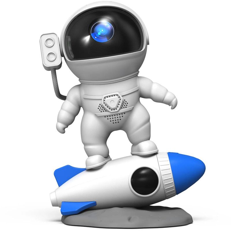 GENERICO - Astronauta Proyector Led Galaxia Planetas Lentes Intercam