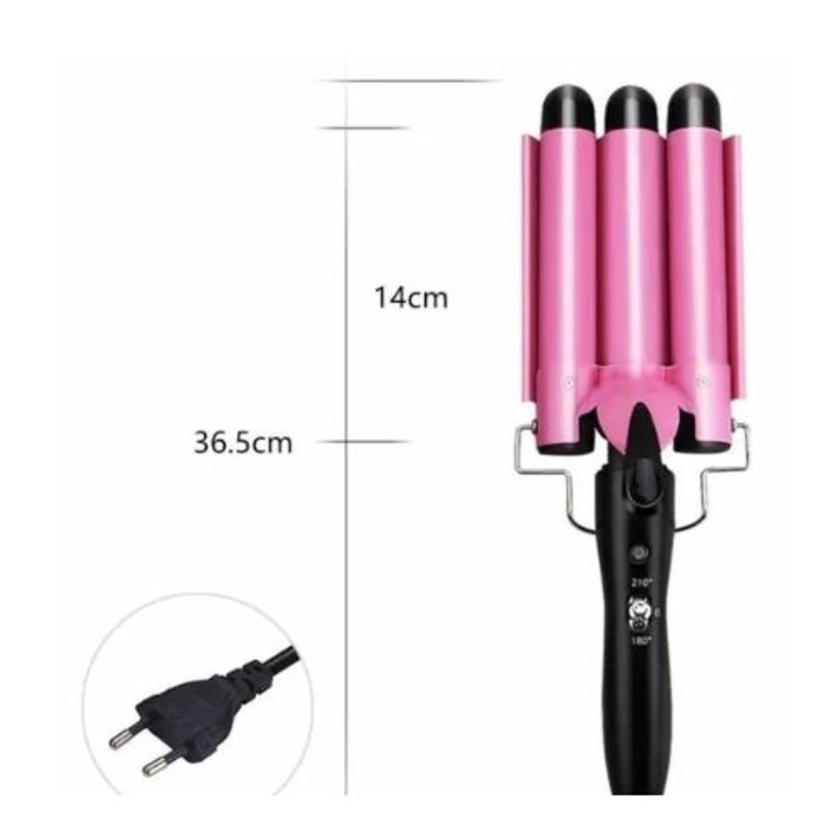 AFM - Plancha Rizos Sirena 3 Tubos