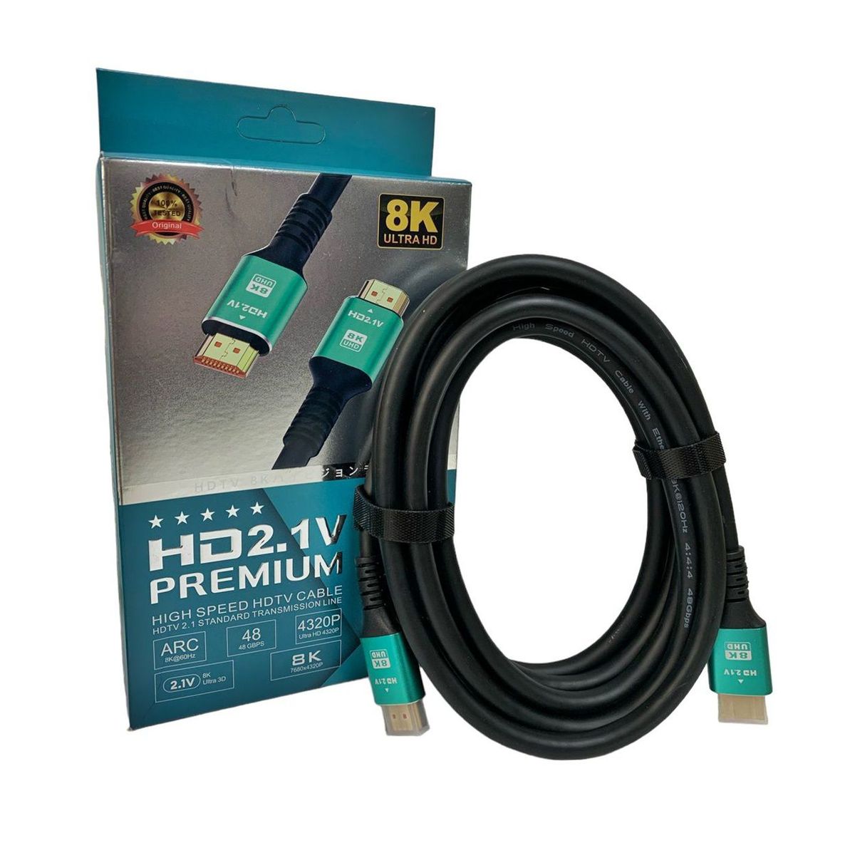 GENERICO - Cable Hdmi 2.1 8k Alta Velocidad Ultra Hd Ps5 Series X 3 M