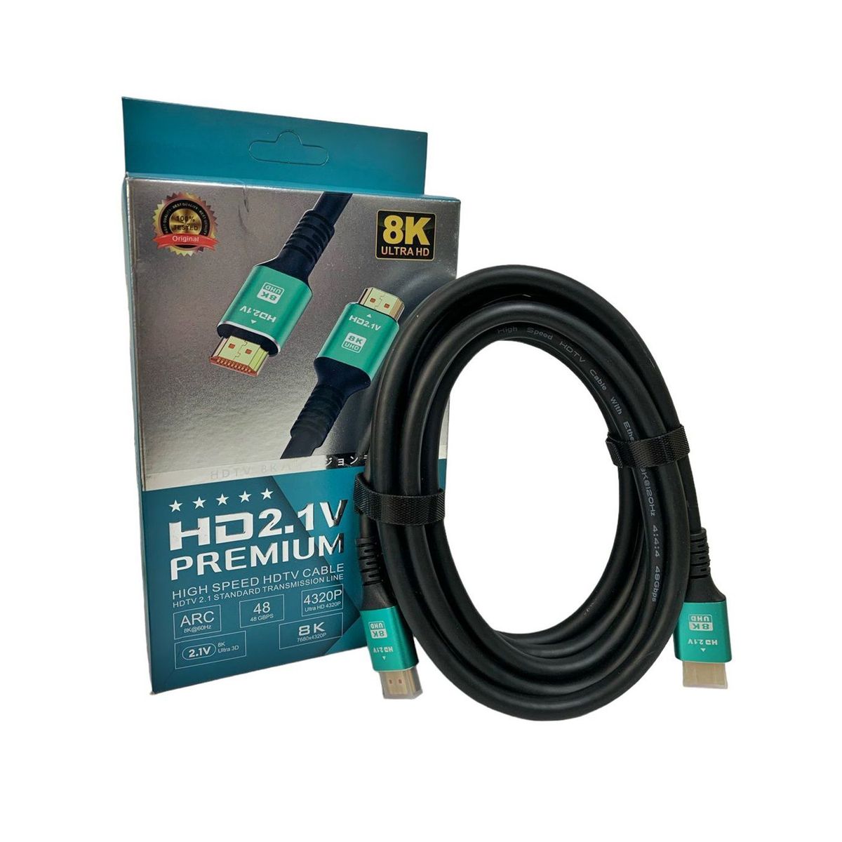GENERICO - Cable Hdmi 2.1 8k Alta Velocidad Ultra Hd Ps5 Series X 3 M