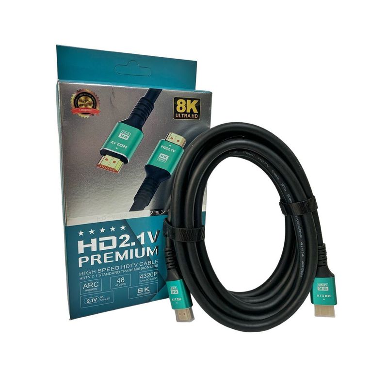 GENERICO - Cable Hdmi 2.1 8k Alta Velocidad Ultra Hd Ps5 Series X 3 M