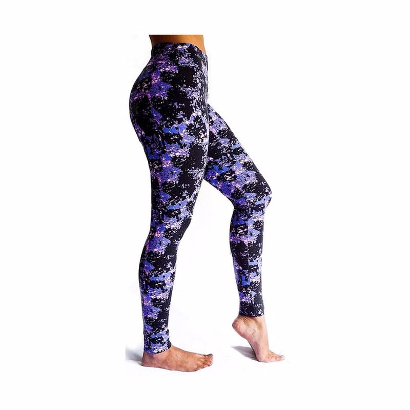 TYKHE - Leggings Deportivo Tobillero Estampado Mujer Tykhe Mara Morado