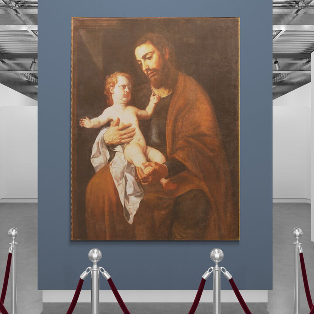TAYRONA STORE - Cuadro En Lienzo Religioso San Jose 009 60x80cm