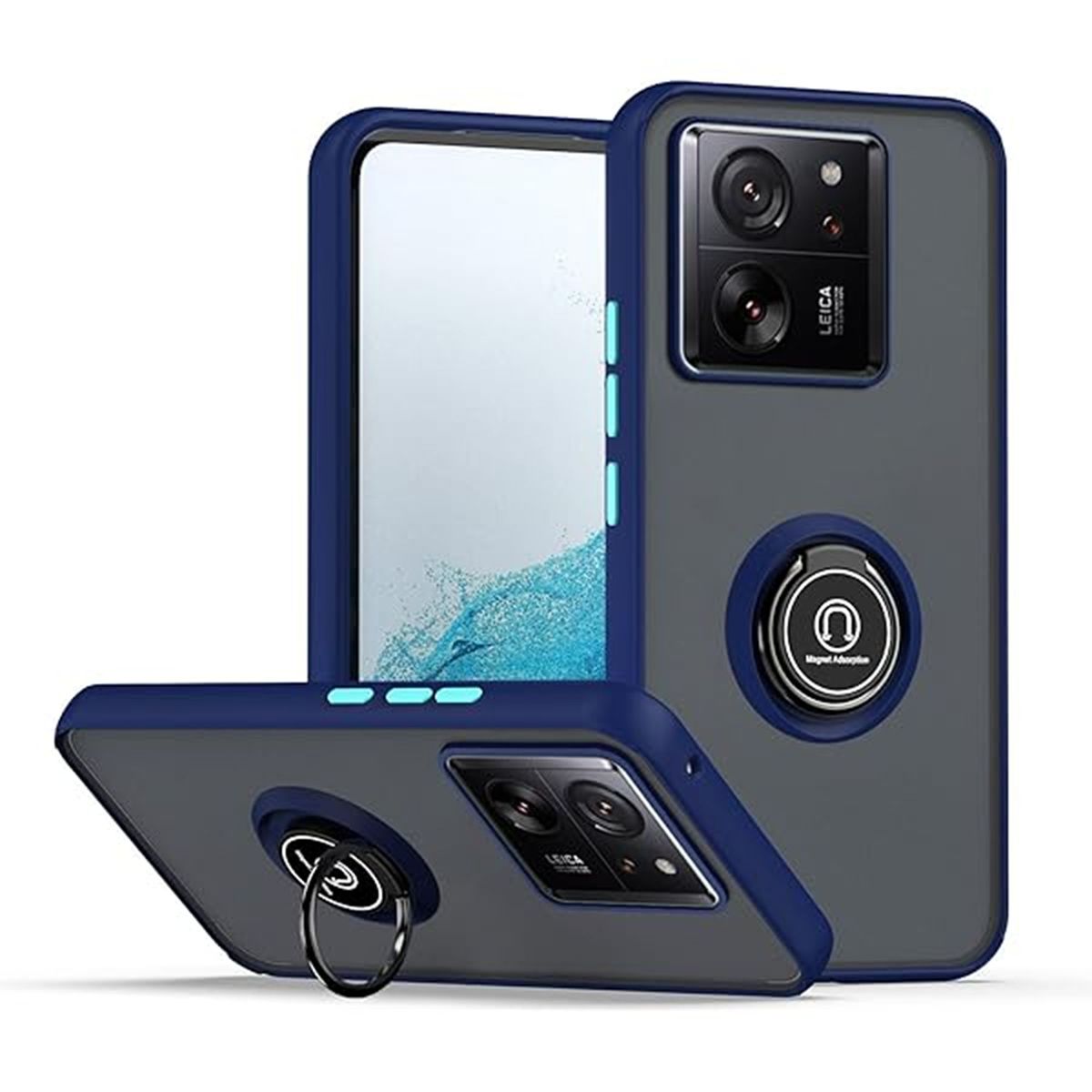 GENERICO - Funda Estuche Anti Golpes Mate Compatible Xiaomi 13T Y 13T Pro Azul