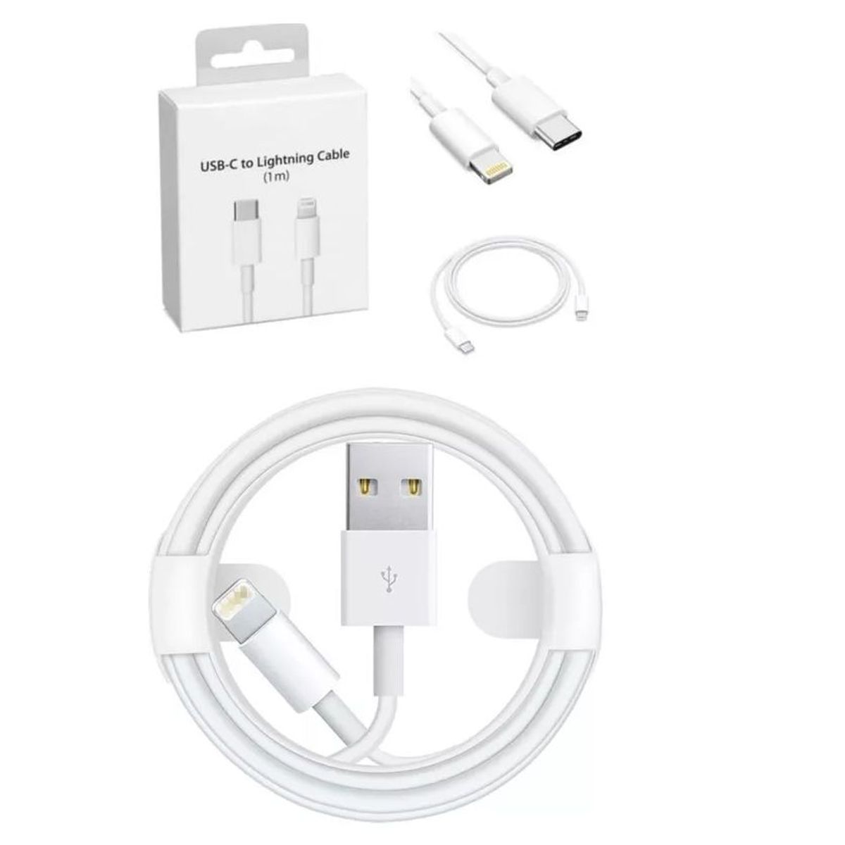 GENERICO - Cable USB Cargador iPhone 7 cable Datos Mejorado
