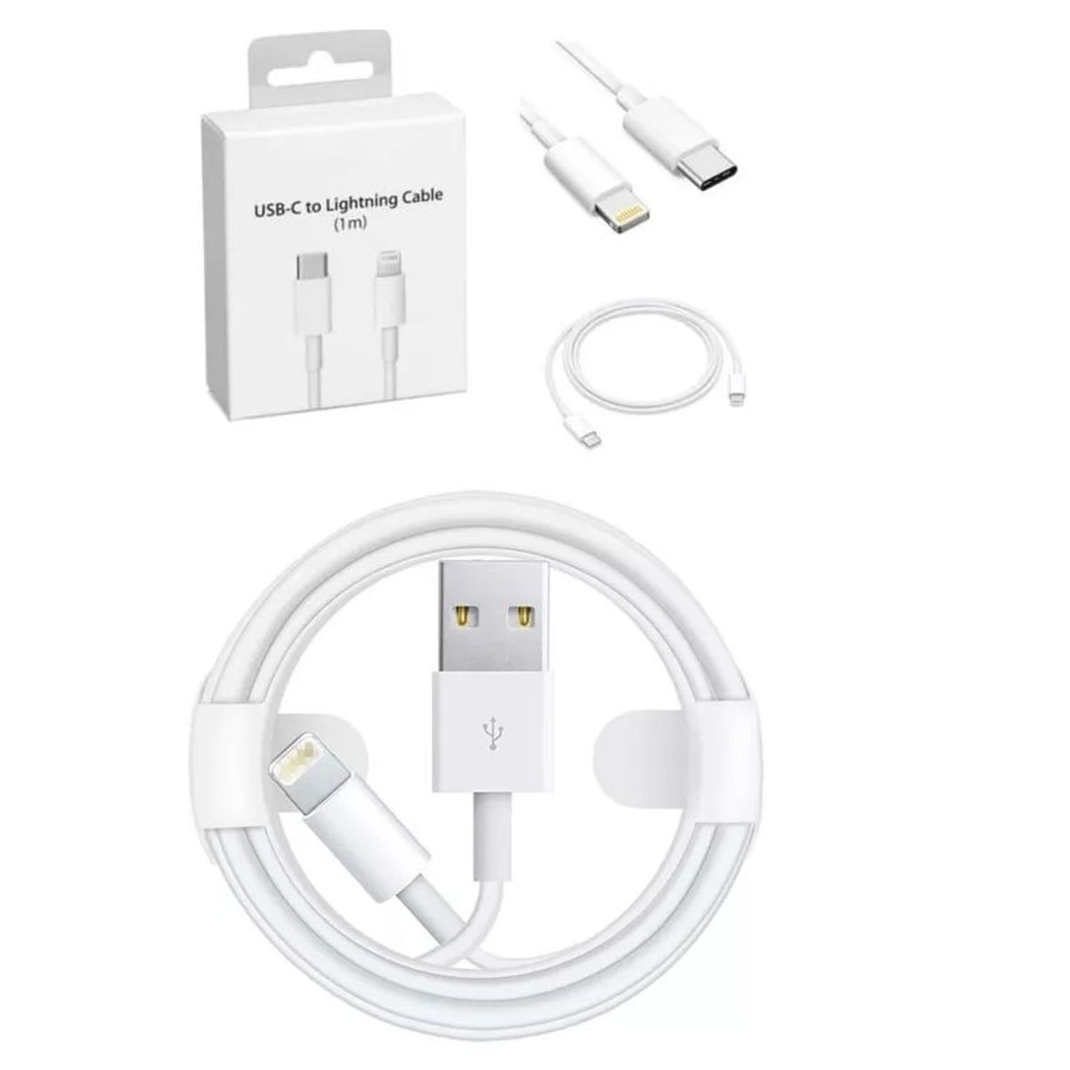 Cable USB Cargador iPhone cable Datos Mejorado GENERICO
