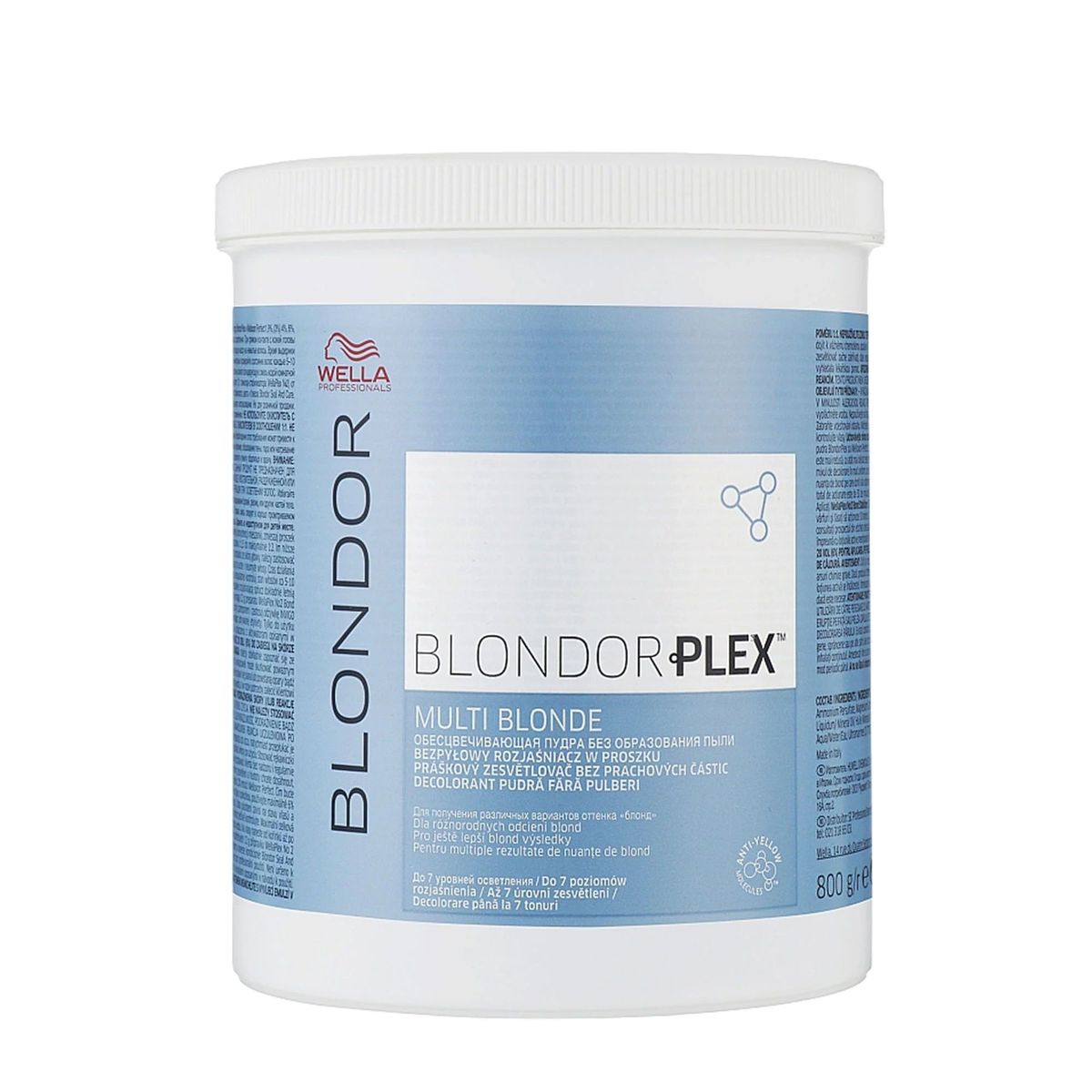 WELLA - Polvo Decolorante Wella Blondor Plex 9 Tonos 800g