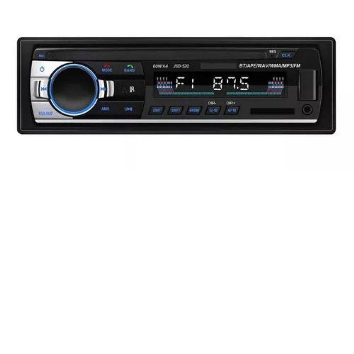 GENERICO - Radio Reproductor Pasacintas Carro Con Fm Bluetooth Sd Aux