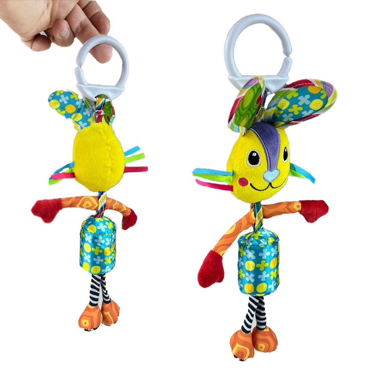 BOOGY - juguete sonajero didactivo texturas para bebe oso