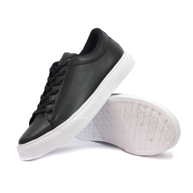 VIAR - Tenis Moda Cuero Hombre VIAR Willy01 Negro