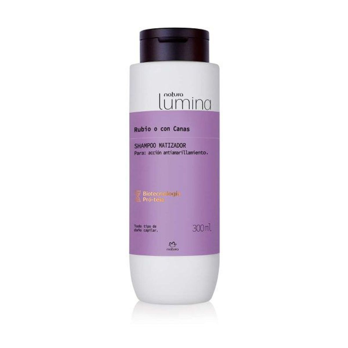 NATURA - SHAMPOO MATIZADOR - RUBIO O CON CANAS LUMINA
