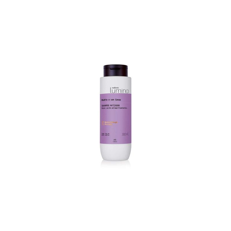 NATURA - SHAMPOO MATIZADOR - RUBIO O CON CANAS LUMINA