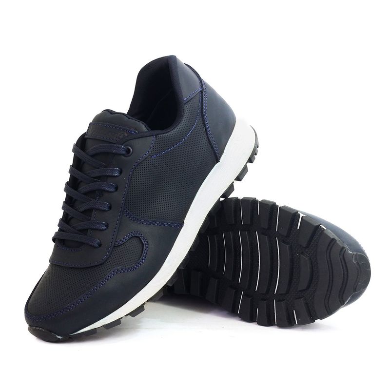 VIAR - Tenis en Cuero Para Hombre VIAR Kike Azul